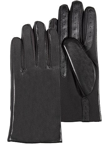Guantes talla única, forrado de imitación de piel mujer isotoner