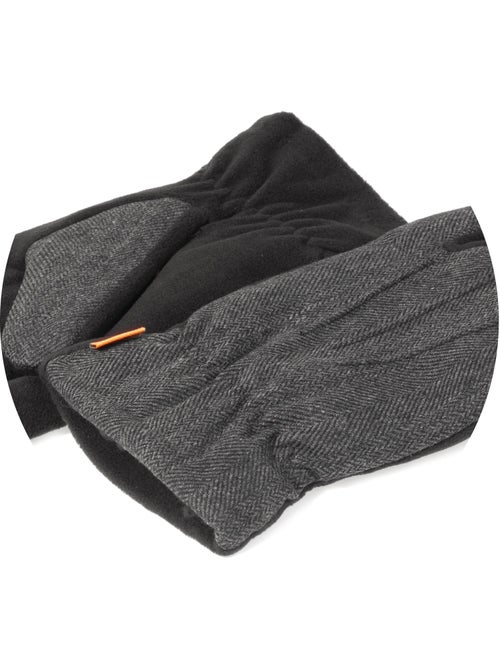 Guantes tejido bimaterial/tejido polar táctil - forro flexible hombre isotoner - Kiabi