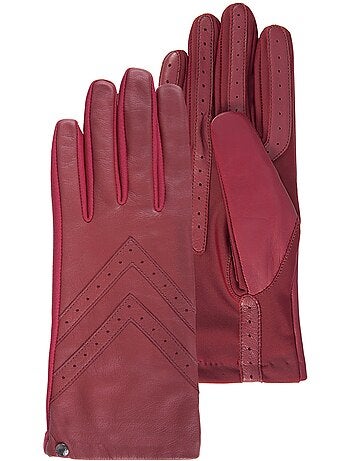 Guantes forrado seda - tejido de piel de oveja táctil mujer isotoner