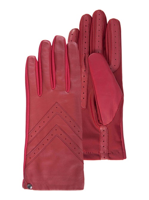 Guantes tejido de piel de oveja táctil - forrado seda mujer isotoner - Kiabi