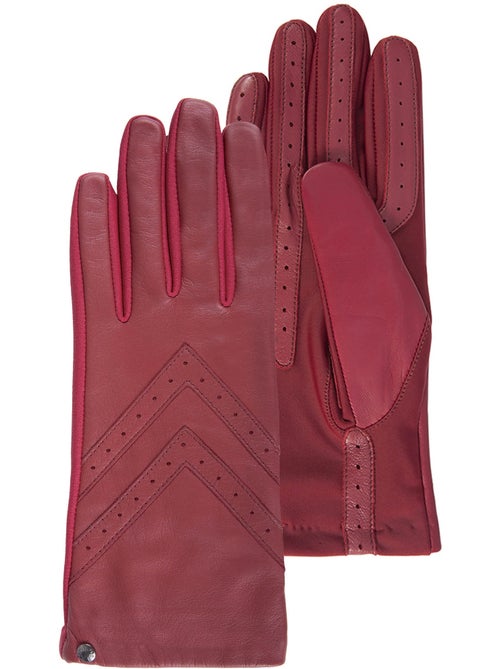 Guantes tejido de piel de oveja táctil - forrado seda mujer isotoner - Kiabi