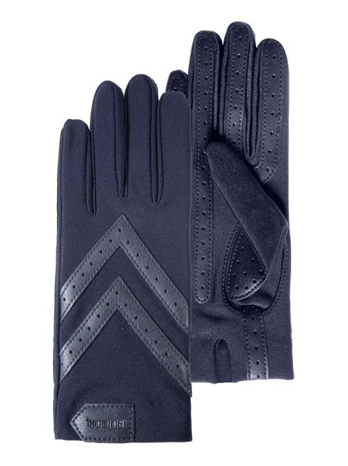 Guantes tejido elástico reciclado táctil, resistente al agua, No forrado, mujer Isotoner - Kiabi