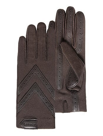 Guantes tejido elástico reciclado táctil, resistente al agua, No forrado, mujer Isotoner