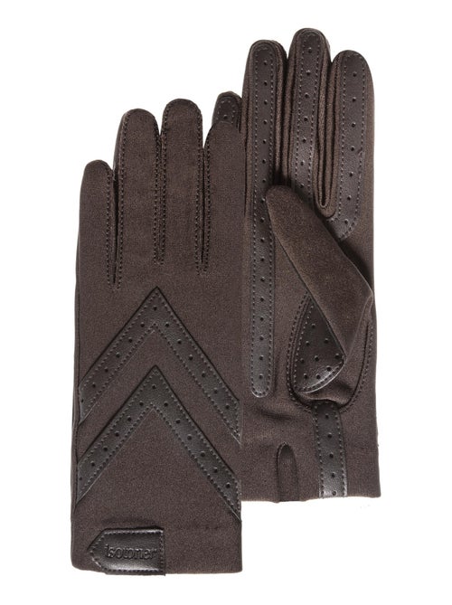 Guantes tejido elástico reciclado táctil, resistente al agua, No forrado, mujer Isotoner - Kiabi