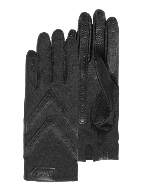 Guantes tejido elástico reciclado táctil, resistente al agua, No forrado, mujer Isotoner - Kiabi