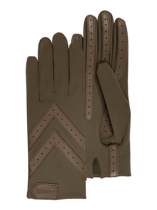 Guantes tejido elástico reciclado táctil, resistente al agua, No forrado, mujer Isotoner - Kiabi