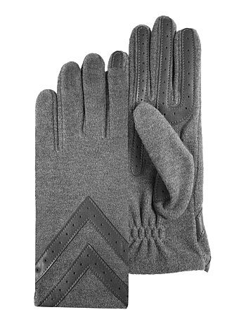 Guantes tejido polar reciclado, táctil e impermeable, No forrado mujer Isotoner