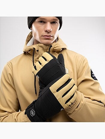Guantes térmicos esquí esquí y nieve hombre y mujer voss camel