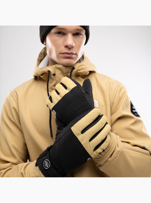 Guantes térmicos esquí esquí y nieve hombre y mujer voss camel - Kiabi Guantes térmicos esquí esquí y nieve hombre y mujer voss camel - Kiabi
