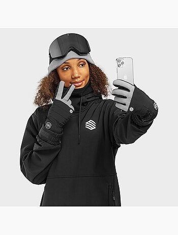 Guantes térmicos esquí esquí y nieve hombre y mujer voss gray