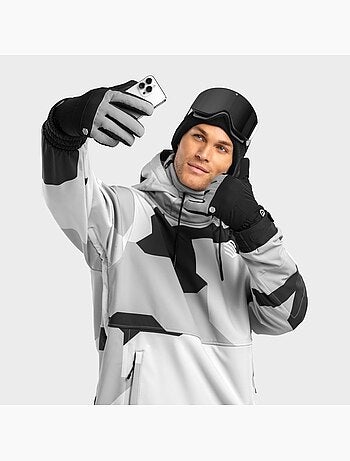Guantes térmicos esquí esquí y nieve hombre y mujer voss gray