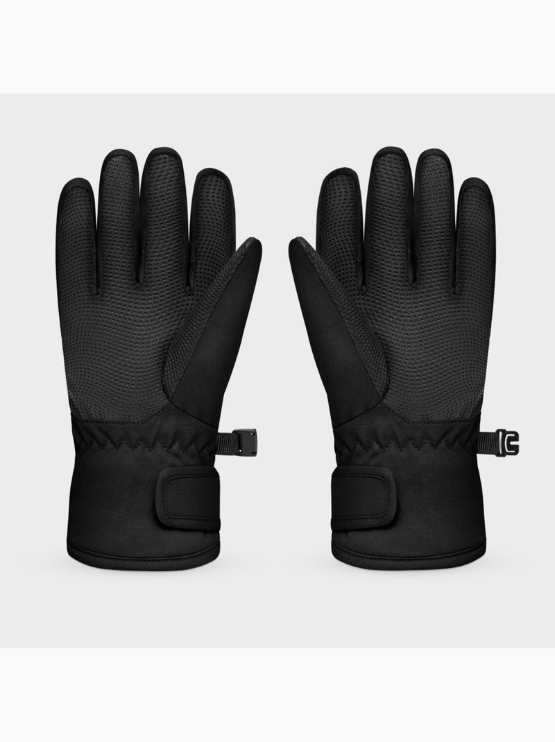 Guantes térmicos esquí niños esquí y nieve niños y niñas skull Negro - Kiabi