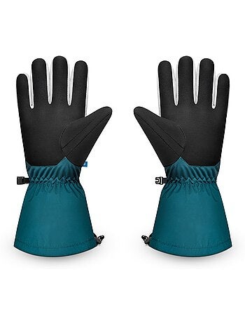 Guantes térmicos para esquí esquí y nieve hombre y mujer misty green ducky
