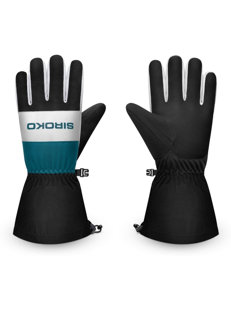 Guantes térmicos para esquí esquí y nieve hombre y mujer misty Negro - Kiabi