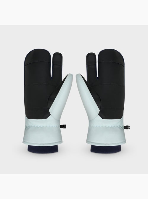 Guantes térmicos tres dedos esquí hombre y mujer glisse - Kiabi