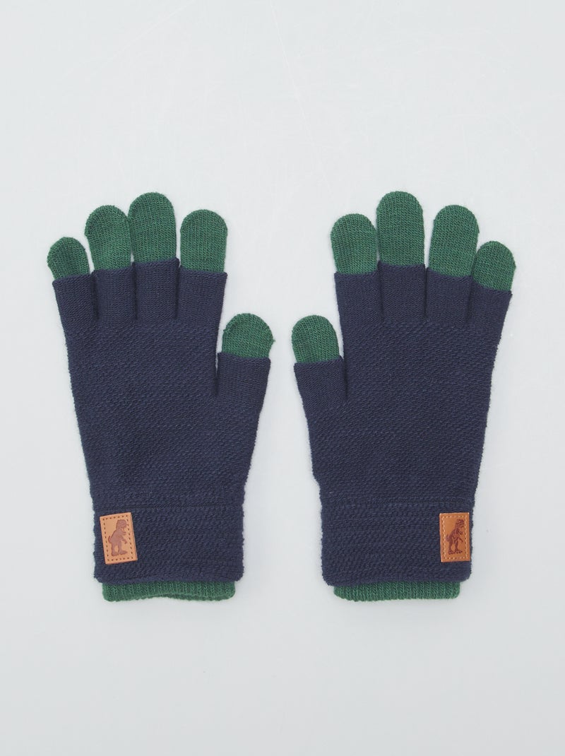 Guantes y mitones de punto VERDE - Kiabi
