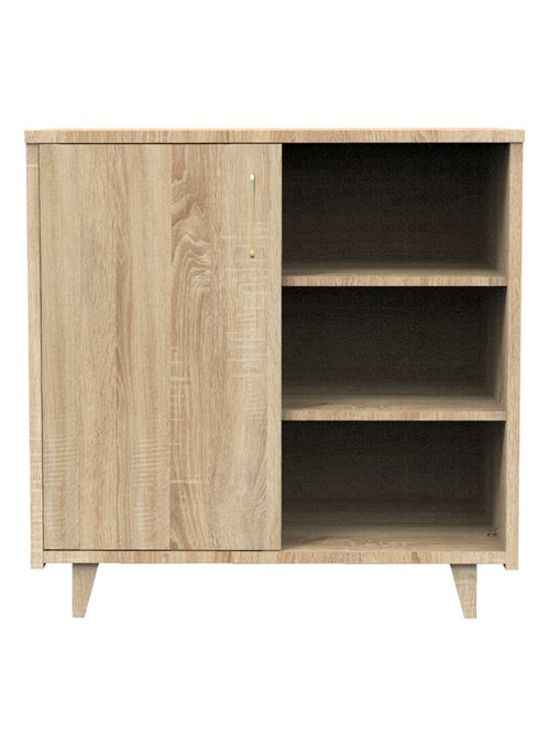 Guardería completa: cama de 120x60, cambiador y armario con 1 puerta grande y 1 puerta - SAUTHON - Kiabi