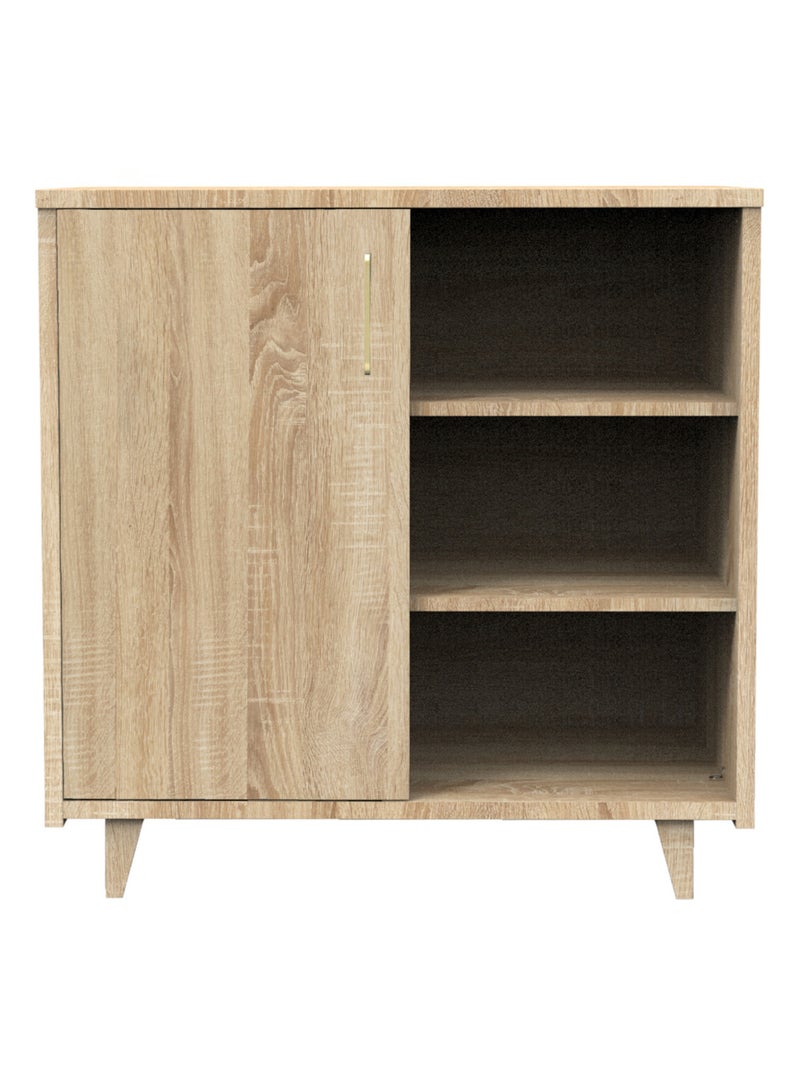Guardería completa: cama de 120x60, cambiador y armario con 1 puerta grande y 1 puerta - SAUTHON Beige - Kiabi