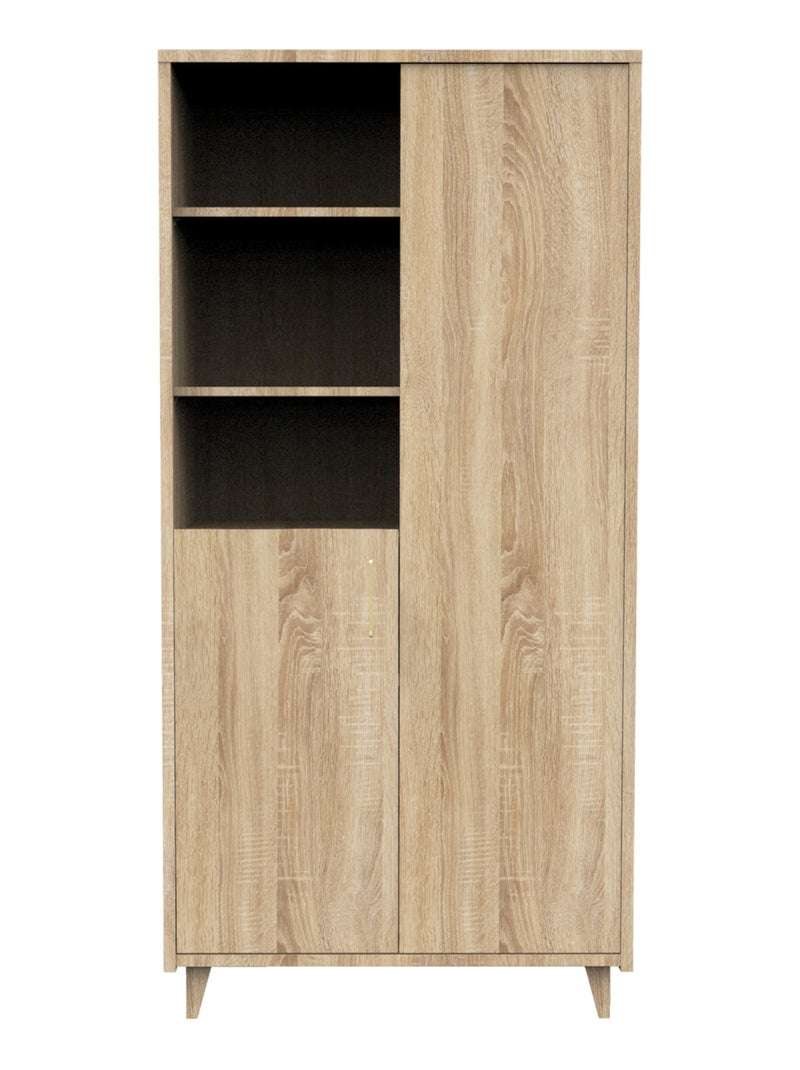 Guardería completa: cama de 120x60, cambiador y armario con 1 puerta grande y 1 puerta - SAUTHON Beige - Kiabi
