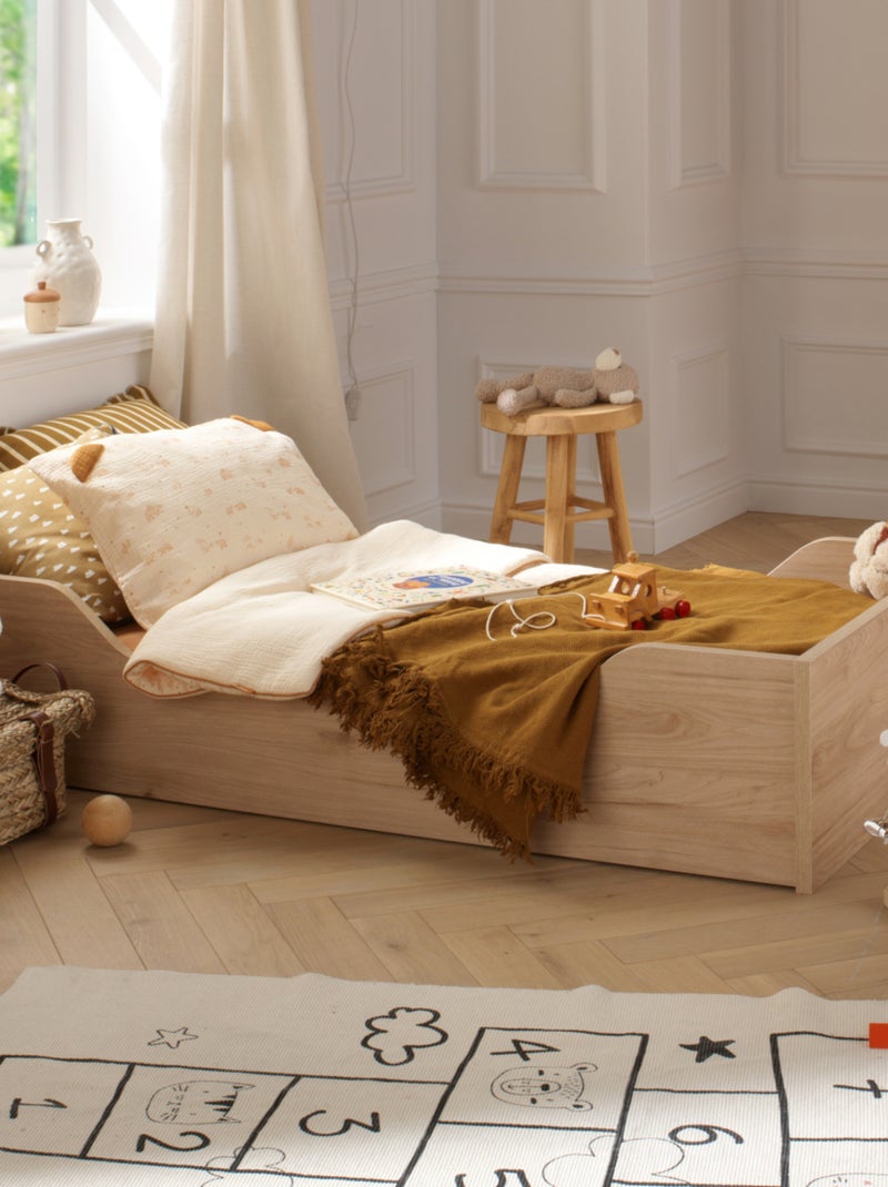 Guardería convertible Tokio, Cama convertible 140x70 y Cómoda Claustra - Chêne - SAUTHON Verde - Kiabi