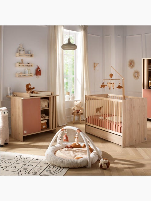 Guardería Tokyo completa, cama 120x60cm y cómoda Claustra - Chêne - SAUTHON - Kiabi