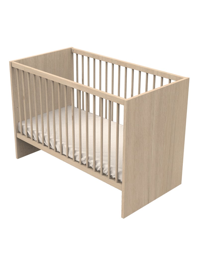 Guardería Tokyo completa, cama 120x60cm y cómoda Claustra - Chêne - SAUTHON Verde - Kiabi