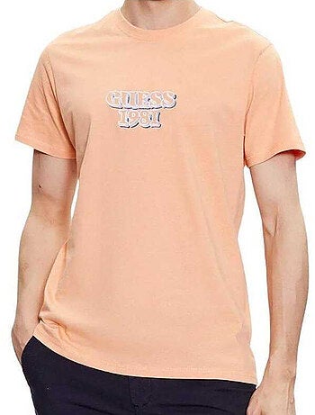 Guess - Camiseta 1981 Diseño Logotipo para Hombre