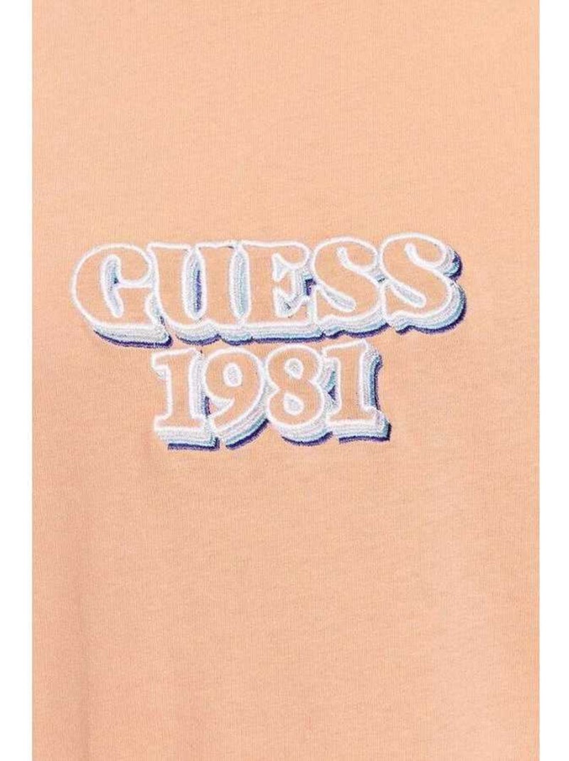 Guess - Camiseta 1981 Diseño Logotipo para Hombre Naranja - Kiabi
