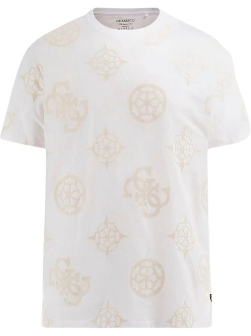 Guess - Camiseta Diseño Logo Repetido para Hombre - Kiabi