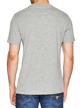 Guess - Camiseta Diseño Logotipo de Manga Corta para Hombre