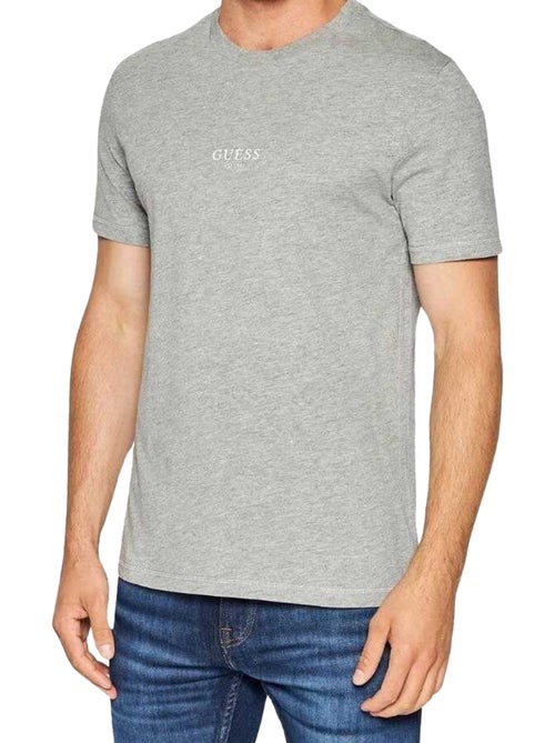 Guess - Camiseta Diseño Logotipo de Manga Corta para Hombre - Kiabi