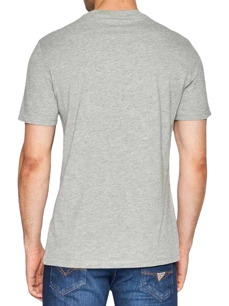 Guess - Camiseta Diseño Logotipo de Manga Corta para Hombre Gris - Kiabi
