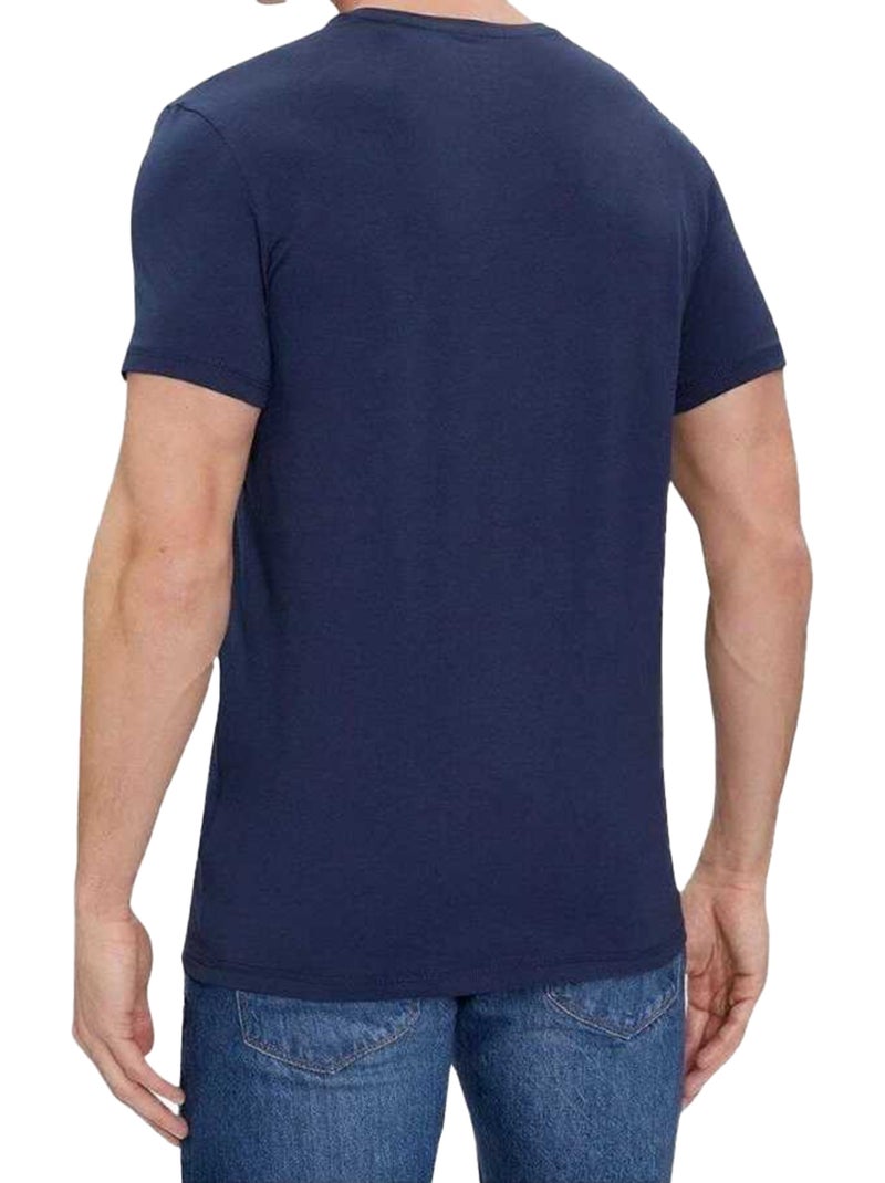 Guess - Camiseta Diseño Logotipo para Hombre - Pack de 2 Azul marino - Kiabi