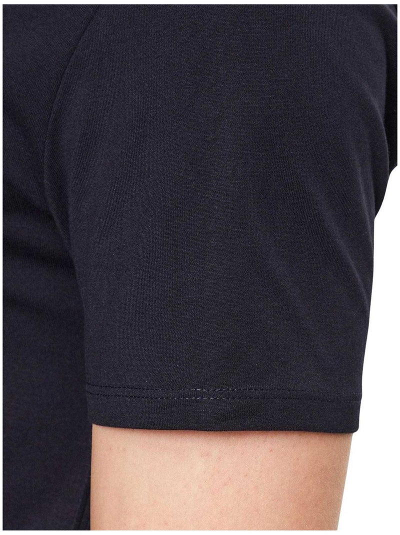 Guess - Camiseta Diseño Logotipo para Hombre Azul marino - Kiabi