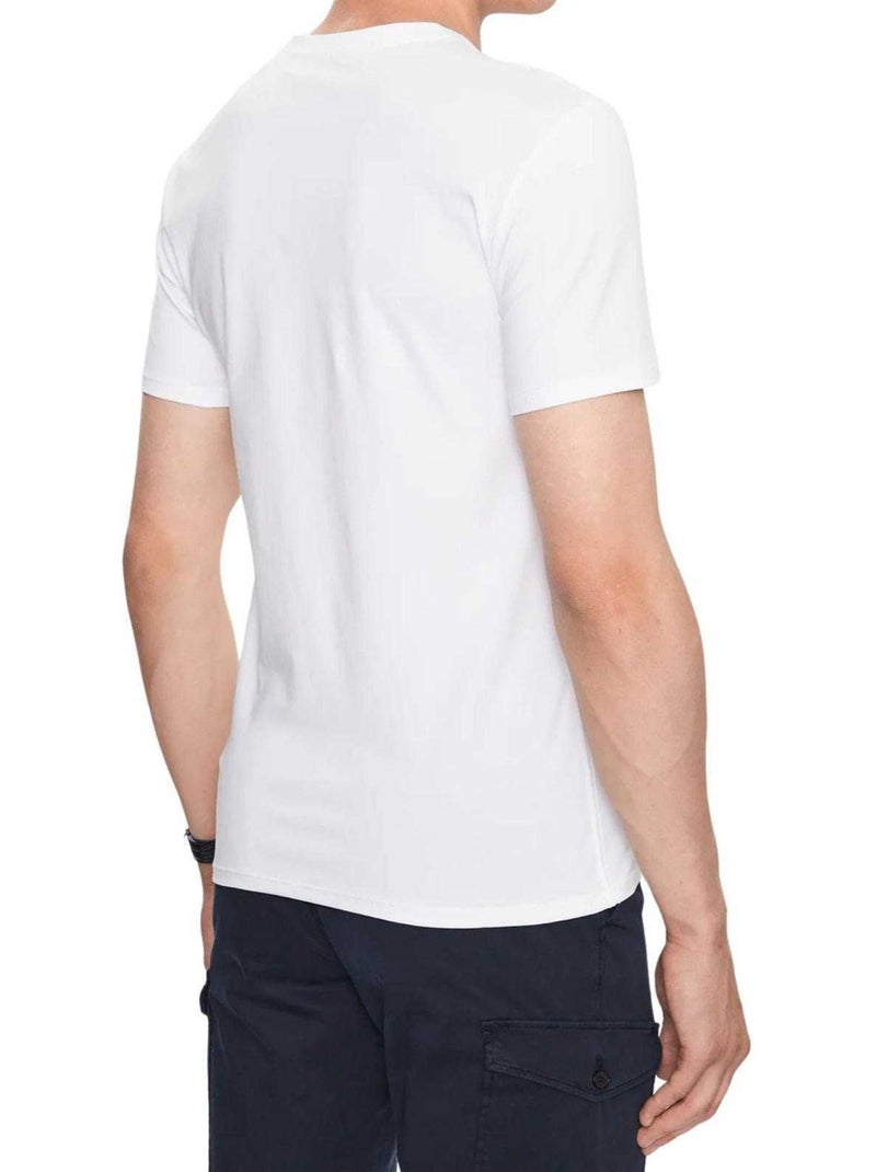 Guess - Camiseta Diseño Logotipo para Hombre Blanco - Kiabi
