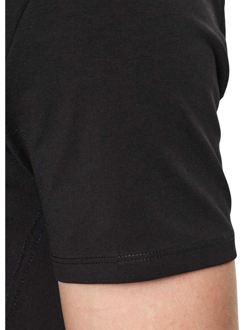 Guess - Camiseta Diseño Logotipo para Hombre Negro - Kiabi