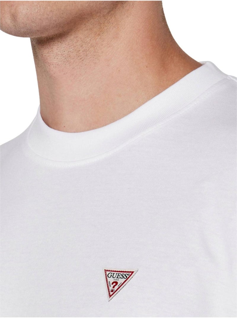 Guess - Camiseta Jeans Diseño Logotipo para Hombre Blanco - Kiabi
