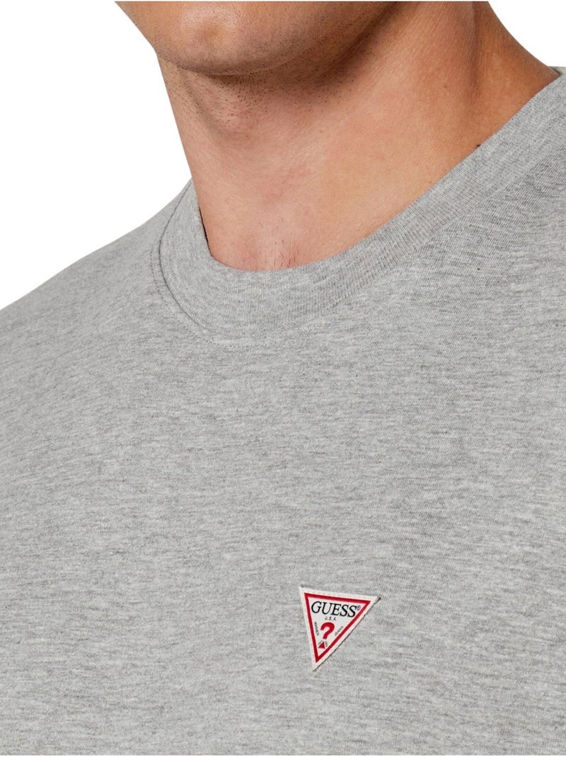 Guess - Camiseta Jeans Diseño Logotipo para Hombre Gris - Kiabi
