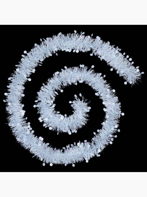 Guirnalda de pastillas en relieve 10cmx2m 4 pliegues blanco - Kiabi Guirnalda de pastillas en relieve 10cmx2m 4 pliegues blanco - Kiabi