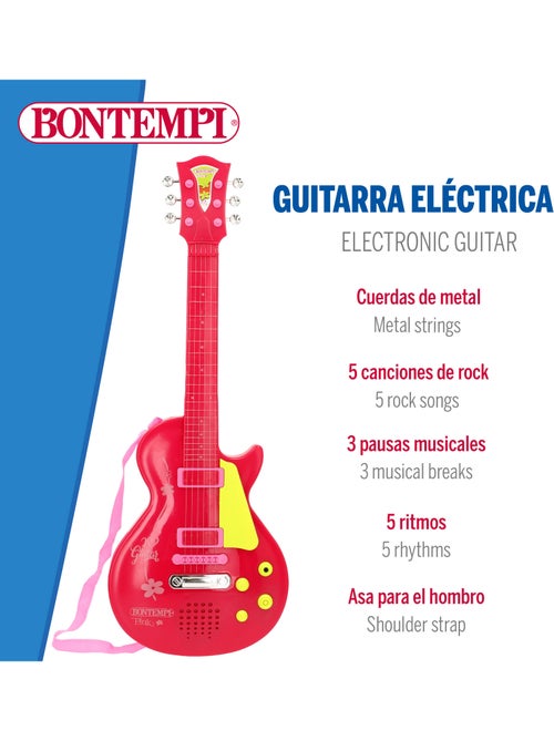 Guitarra eléctrica de juguete rock 56 cm bontempi - Kiabi