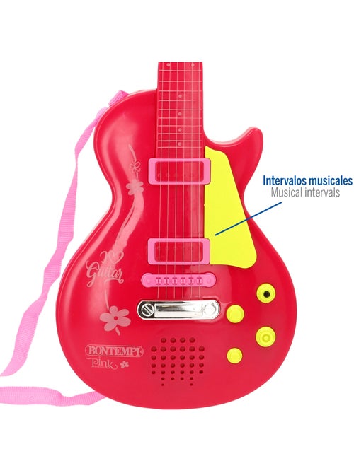 Guitarra eléctrica de juguete rock 56 cm bontempi - Kiabi