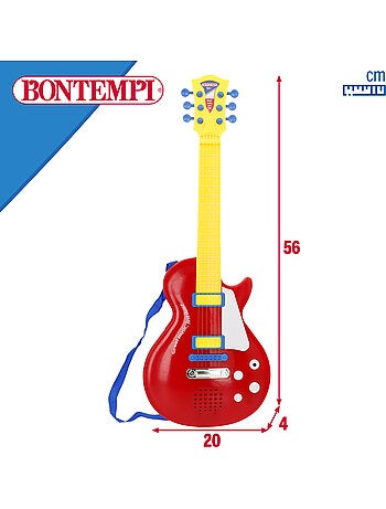 Guitarra eléctrica de juguete rock 56 cm bontempi