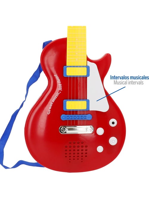 Guitarra eléctrica de juguete rock 56 cm bontempi - Kiabi Guitarra eléctrica de juguete rock 56 cm bontempi - Kiabi