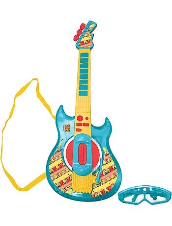 Guitarra electrónica luminosa Mi Villano Favorito con gafas-micrófono