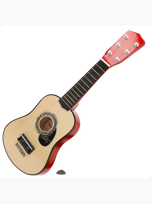 Guitarra juguete clásica de madera 55 cm con correa bontempi - Kiabi Guitarra juguete clásica de madera 55 cm con correa bontempi - Kiabi