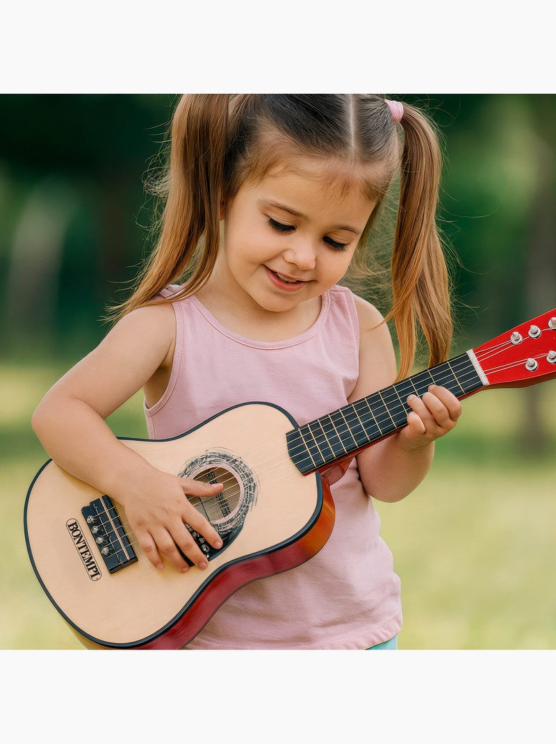 Guitarra juguete clásica de madera 55 cm con correa bontempi N/D - Kiabi