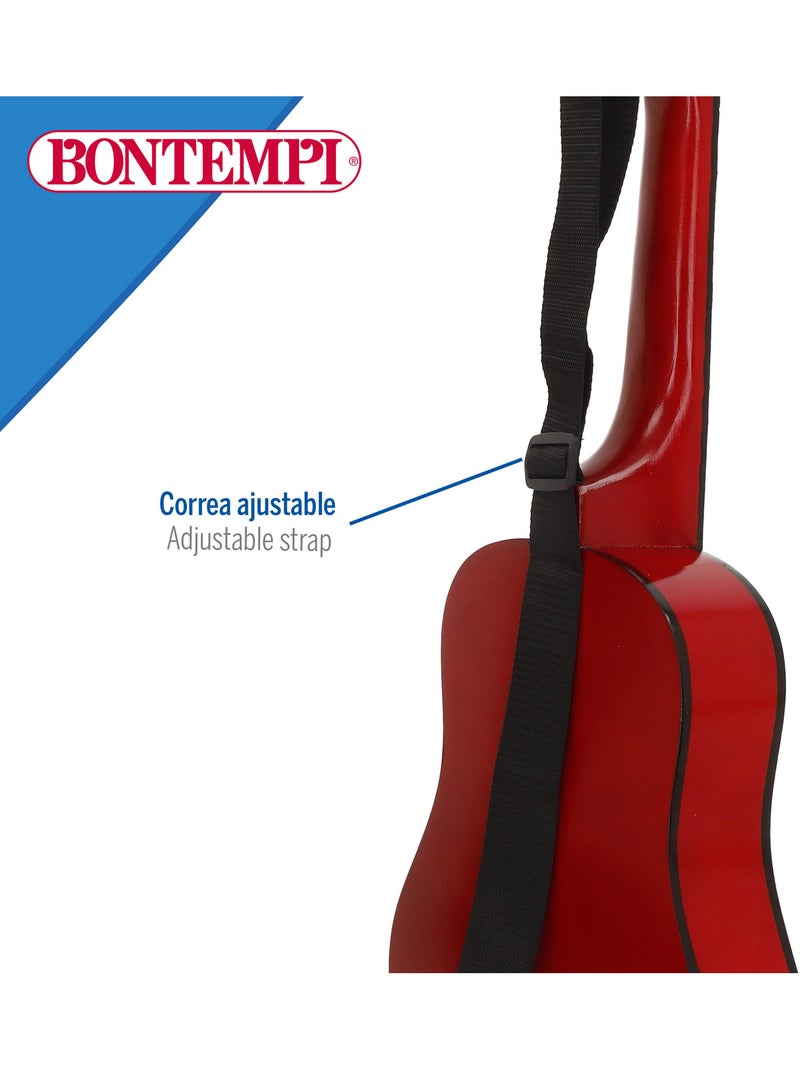 Guitarra juguete clásica de madera 75 cm con correa bontempi N/D - Kiabi
