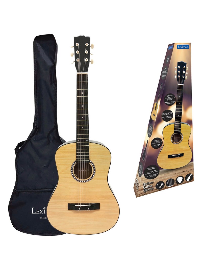 Guitarrara acústica de madera 36''/91 cm con bolsa de transporte Beige - Kiabi
