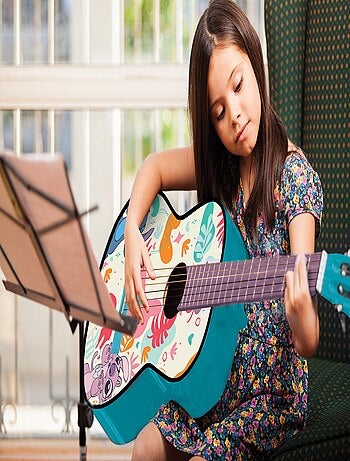 Guitarrara acústica stitch de madera 31/78 cm