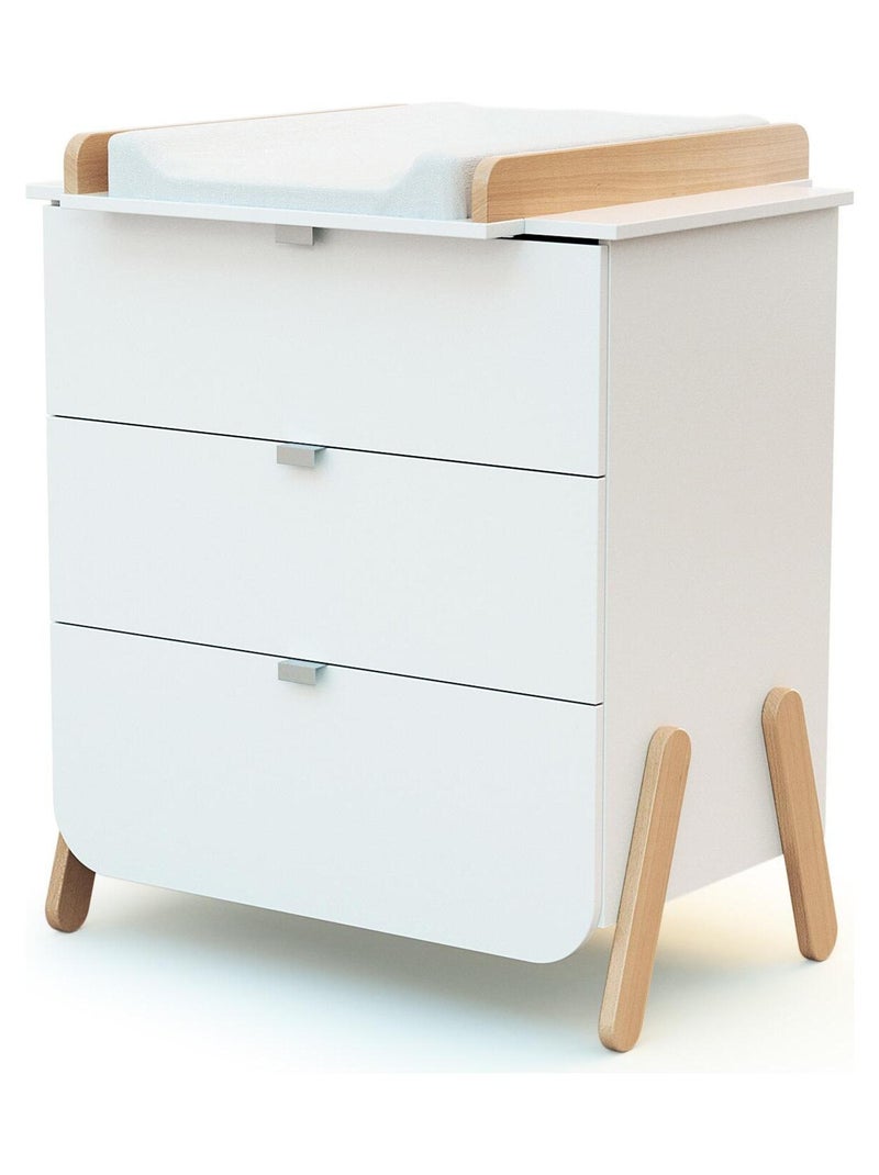 Habitación bebé completa evolutiva pirate madera Beige/Blanco - Kiabi